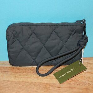 Vera Bradley Ultralight Essential Zip Wristlet Dark Slate New with Tags